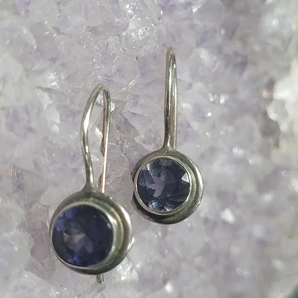 Sajen 925 Amethyst Earrings - Picture 2 of 9